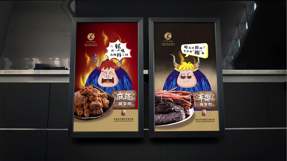 纳木错牛肉干包装设计